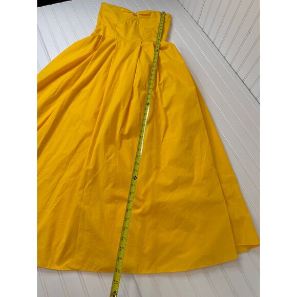 NWT Revolve SWF Balconette Midi Dress in Spanish Sun Tube Strapless Smocked Sz L - Picture 7 of 13